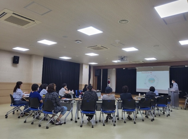 수업  장면